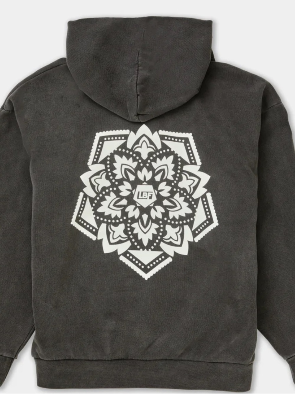 Live breathe futbol charcoal grey hoodie with logo! Great quality! XL